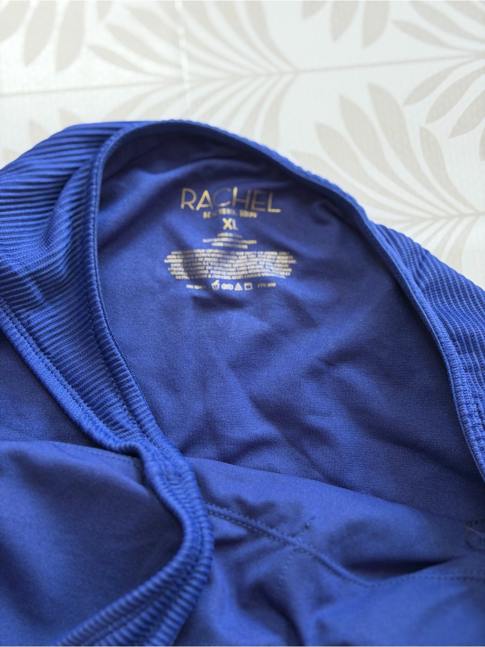 NWT | Rachel Roy | One-Shoulder Royal Blue One-Piece Swimsuit | Size XL - Picture 4 of 6